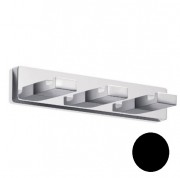 Крючок для ванной Inda Lea тройной черный матовый A1820С NE