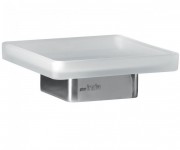 Мильниця для ванної Inda Lea настільна матове скло / хром A1811Z CR 21