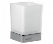 Стакан для зубних щіток Inda Lea настільний матове скло/хром A1810Z CR 21