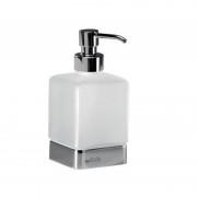 Дозатор для рідкого мила Inda Lea настільний матове скло/хром A1812Z CR 21