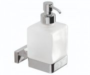 Дозатор для жидкого мыла Inda Lea подвесной матовое стекло/хром A18120 CR 21
