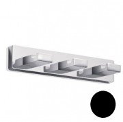 Крючок для ванной Inda Lea тройной черный матовый A1820С NE