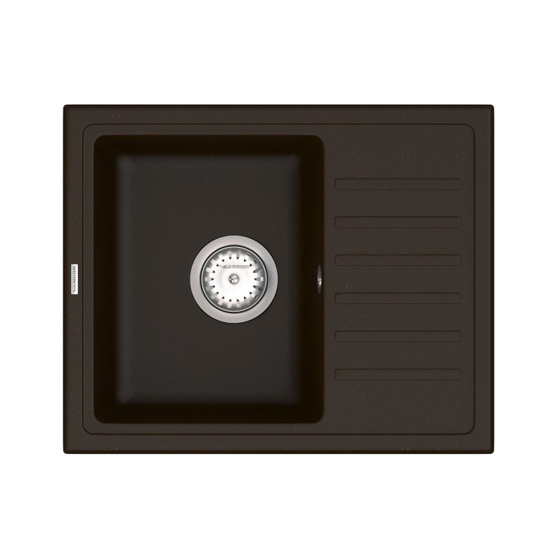 Мойка для кухни Vankor Lira 55х45 см кварц шоколад Lira LMP 02.55 Chocolate