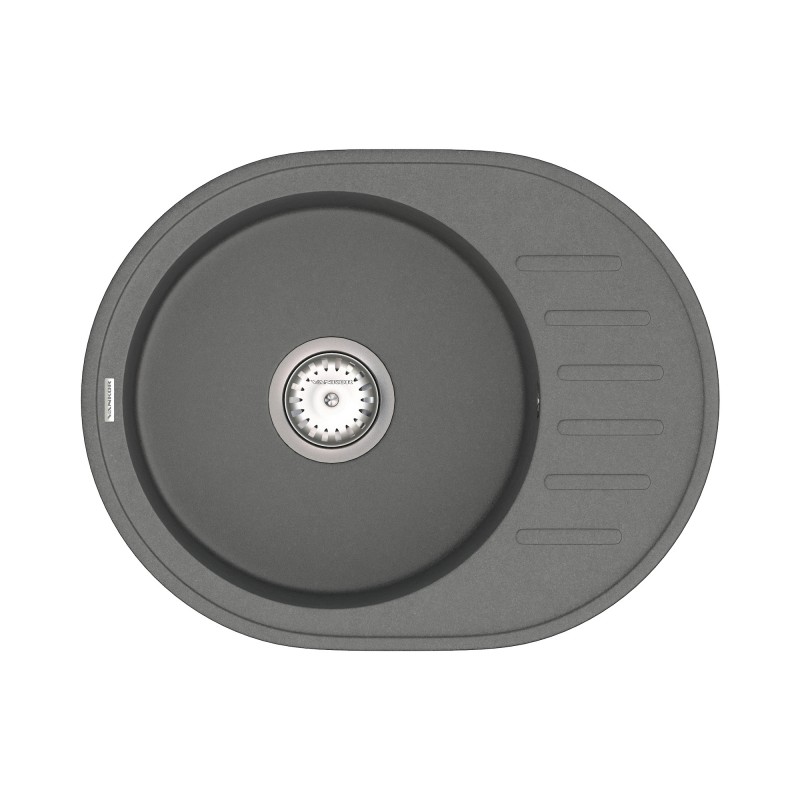 Мойка для кухни Vankor Lira 57х45 см кварц серый Lira LMO 02.57 Gray