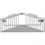 Полочка для ванной Inda Complementi угловая 22х22 см хром AV031A CR