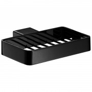 Полочка для ванной Inda Lea 15х10 см черный матовый A1849A NE