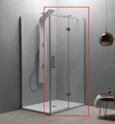 Душові двері Kolpa-San Atlas TV 120/K-R права 120х200 см профіль хром/прозоре скло 560350