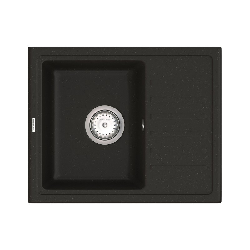 Мойка для кухни Vankor Lira 55х45 см кварц черный Lira LMP 02.55 Black