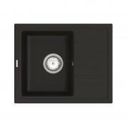 Мийка для кухні Vankor Lira 55х45 см кварц чорний Lira LMP 02.55 Black