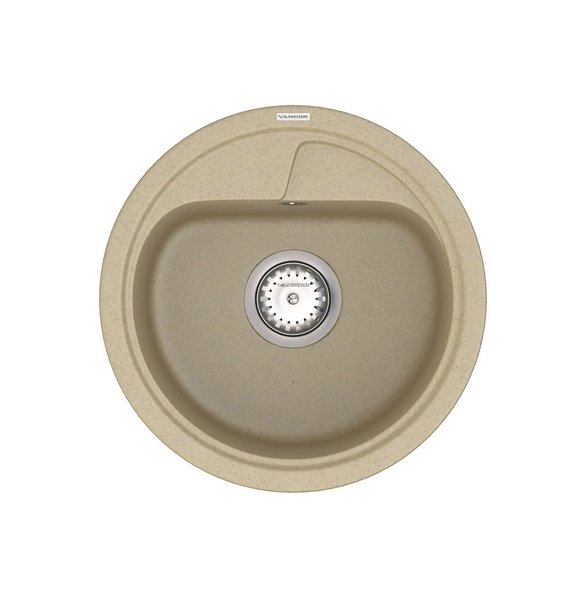 Мийка для кухні Vankor Polo Ø44 см кварц сафарі Polo PMR 01.45 Safari