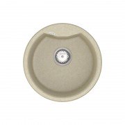 Мойка для кухни Vankor Vena Ø47,5 см кварц бежевый Vena VMR 01.48 Beige