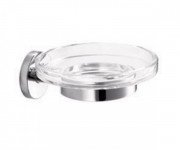 Мильниця для ванною Inda Gealuna підвісна прозоре скло/хром A10110 CR 03