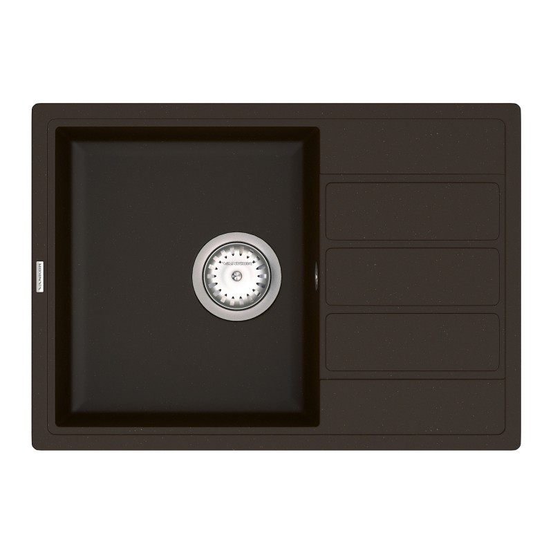 Мойка для кухни Vankor Easy 61х43,5 см кварц шоколад Easy EMP 02.62 Chocolate