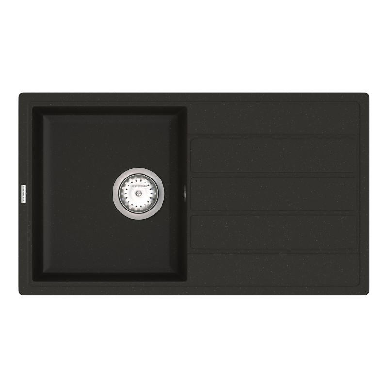 Мойка для кухни Vankor Easy 75х43,5 см кварц черный Easy EMP 02.76 Black
