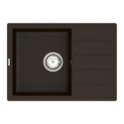 Мойка для кухни Vankor Easy 61х43,5 см кварц шоколад Easy EMP 02.62 Chocolate