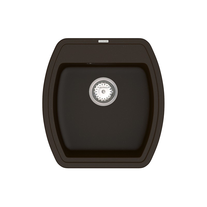 Мийка для кухні Vankor Norton 48х50,5 см кварц шоколад Norton NMP 01.48 Chocolate