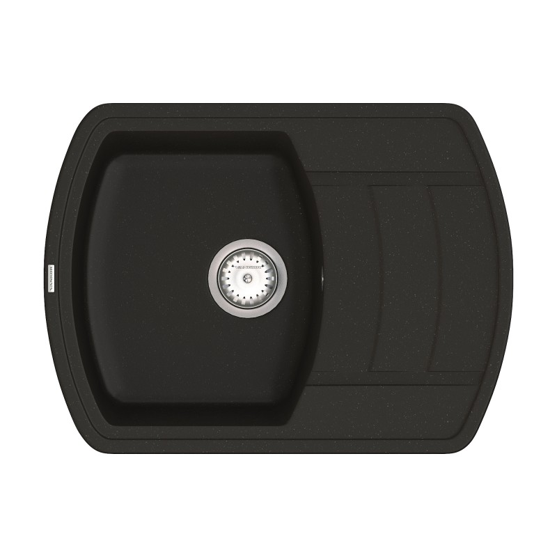 Мойка для кухни Vankor Norton 67х50 см кварц черный Norton NMP 02.67 Black