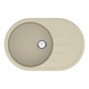Мойка для кухни Vankor Sity 76,5х50 см кварц бежевый Sity SMO 02.78 Beige