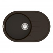 Мойка для кухни Vankor Sity 76,5х50 см кварц шоколад Sity SMO 02.78 Chocolate