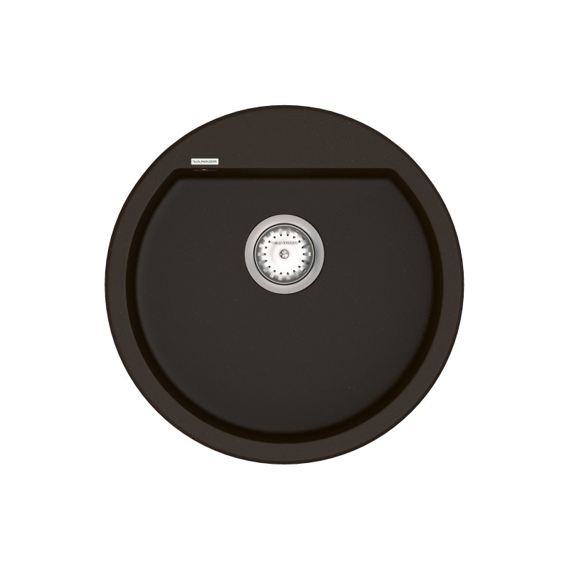 Мойка для кухни Vankor Tera Ø50,5 см кварц шоколад Tera TMR 01.50 Chocolate