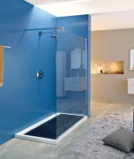 Стенка душевая Kolpa-San Corona TS OPEN 100 L 100х200 см левая профиль хром/прозрачное стекло 500970