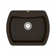 Мийка для кухні Vankor Norton 62,5х50,5 см кварц шоколад Norton NMP 01.63 Chocolate