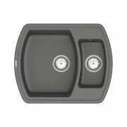 Мийка для кухні Vankor Norton 62,5х50 см кварц сірий Norton NMP 03.63 Gray