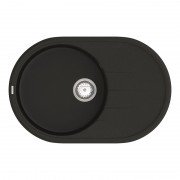 Мойка для кухни Vankor Sity 76,5х50 см кварц черный Sity SMO 02.78 Black
