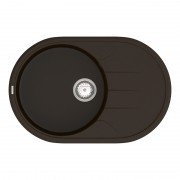 Мойка для кухни Vankor Sity 76,5х50 см кварц шоколад Sity SMO 02.78 Chocolate