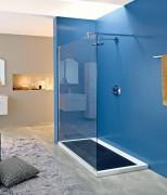 Стінка душова Kolpa-San Corona TS OPEN 100 R 100х200 см права профіль хром/прозоре скло 500960