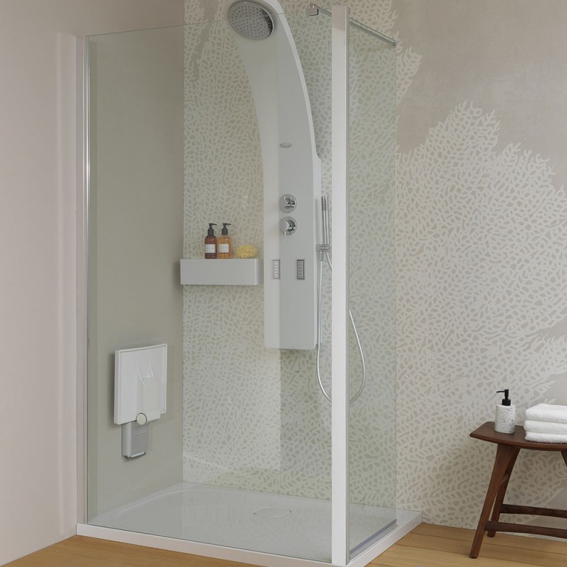 Душова кабіна Kolpa San Flex TS 120+TS 55/K-R  120x55 см права профіль хром/прозоре скло 528040