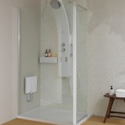 Душова кабіна Kolpa San Flex TS 120+TS 55/K-R  120x55 см права профіль хром/прозоре скло 528040