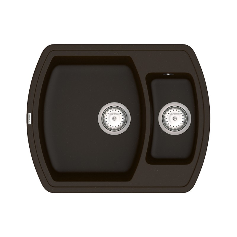 Мийка для кухні Vankor Norton 62,5х50 см кварц шоколад Norton NMP 03.63 Chocolate