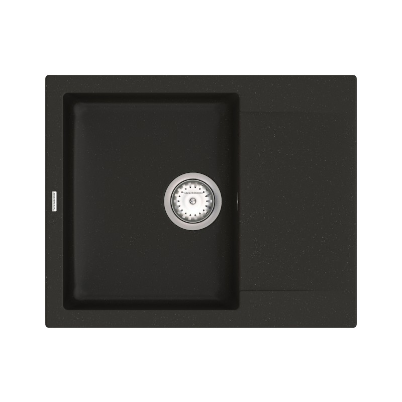 Мойка для кухни Vankor Orman 58,5х48 см кварц черный Orman OMP 02.61 Black