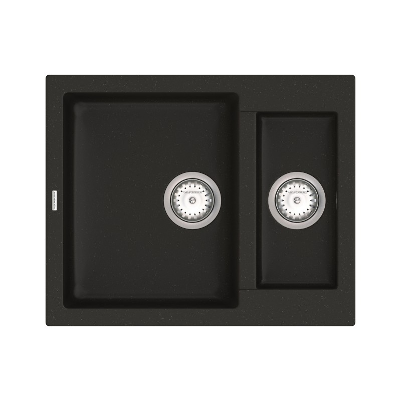 Мойка для кухни Vankor Orman 60х49 см кварц черный Orman OMP 03.61 Black