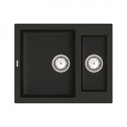Мойка для кухни Vankor Orman 60х49 см кварц черный Orman OMP 03.61 Black