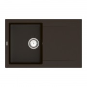 Мойка для кухни Vankor Orman 76,5х48 см кварц шоколад Orman OMP 02.78 Chocolate