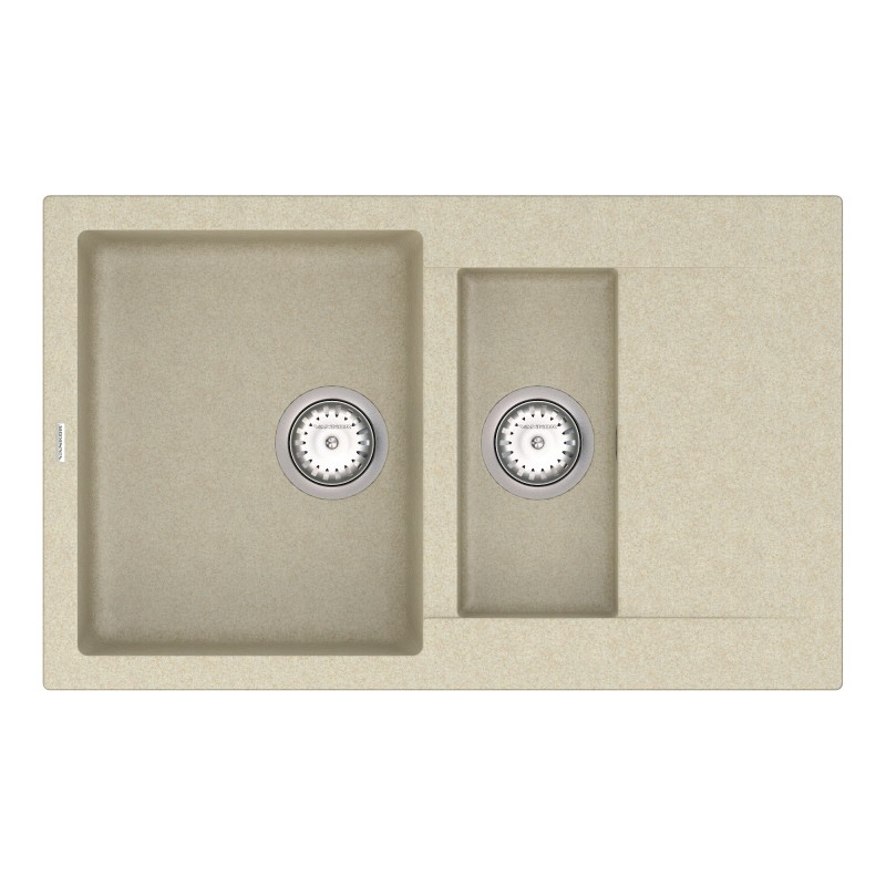 Мийка для кухні Vankor Orman 78,5х49 см кварц бежевий Orman OMP 04.80 Beige