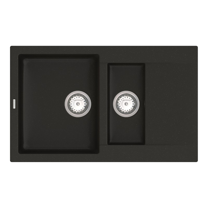 Мойка для кухни Vankor Orman 78,5х49 см кварц черный Orman OMP 04.80 Black