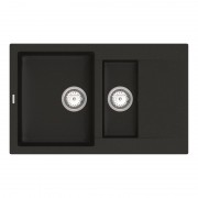 Мойка для кухни Vankor Orman 78,5х49 см кварц черный Orman OMP 04.80 Black