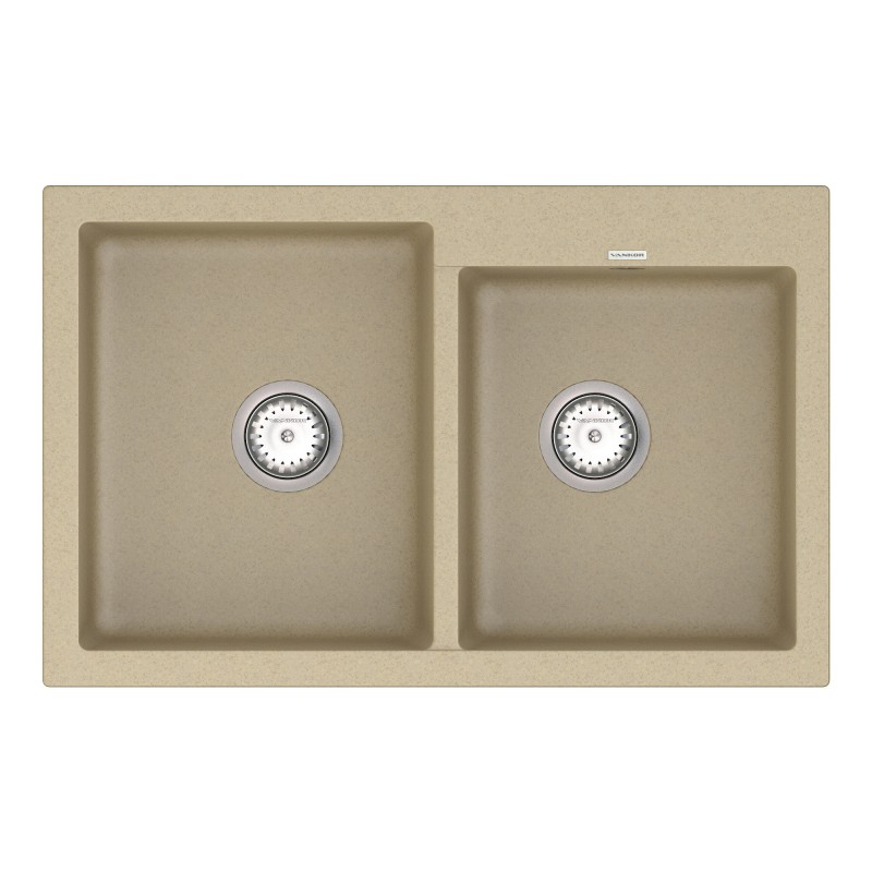 Мийка для кухні Vankor Orman 79,5х50 см кварц сафарі Orman OMP 05.80 Safari