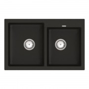 Мойка для кухни Vankor Orman 79,5х50 см кварц черный Orman OMP 05.80 Black