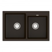 Мойка для кухни Vankor Orman 79,5х50 см кварц шоколад Orman OMP 05.80 Chocolate