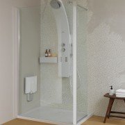 Душова кабіна Kolpa San Flex TS 120+TS 55/K-R  120x55 см права профіль хром/прозоре скло 528040