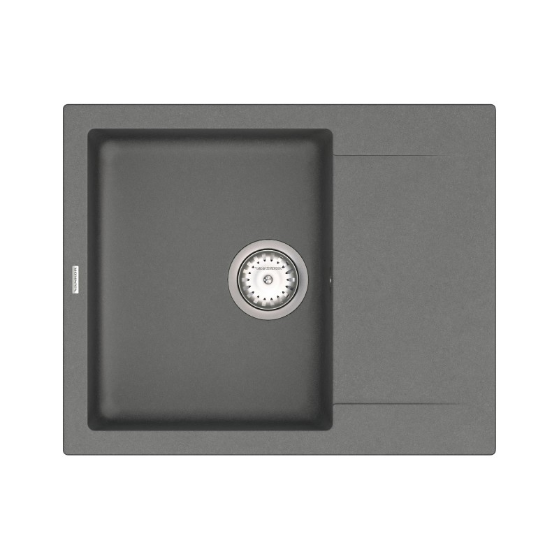 Мийка для кухні Vankor Orman 58,5х48 см кварц сірий Orman OMP 02.61 Gray