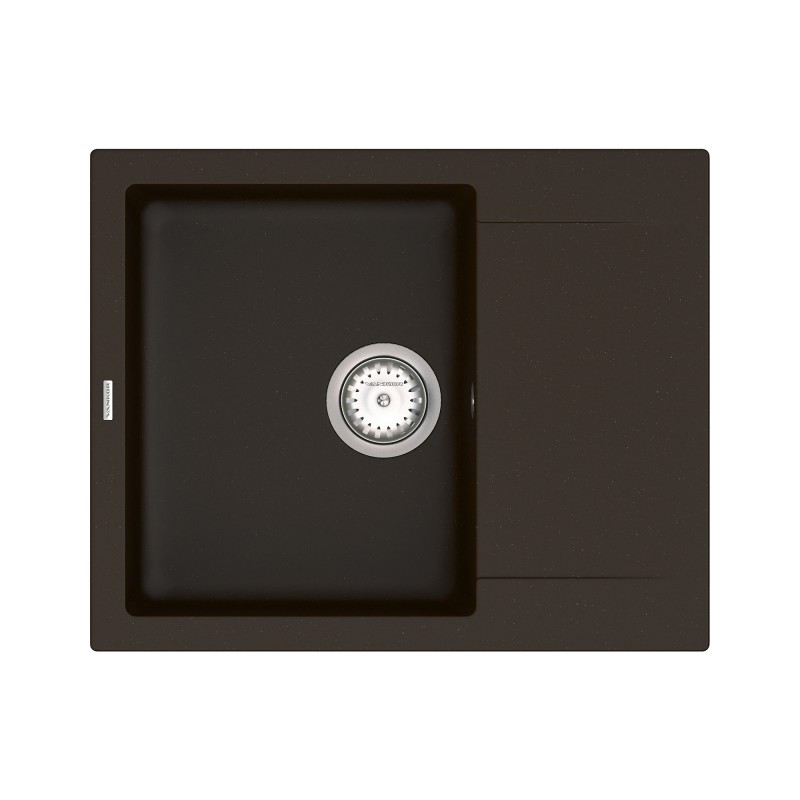 Мийка для кухні Vankor Orman 58,5х48 см кварц шоколад Orman OMP 02.61 Chocolate