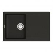 Мойка для кухни Vankor Orman 76,5х48 см кварц черный Orman OMP 02.78 Black