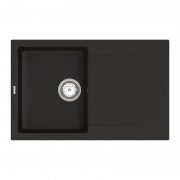 Мойка для кухни Vankor Orman 76,5х48 см кварц черный Orman OMP 02.78 Black