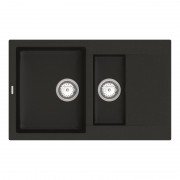 Мойка для кухни Vankor Orman 78,5х49 см кварц черный Orman OMP 04.80 Black