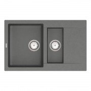 Мийка для кухні Vankor Orman 78,5х49 см кварц сірий Orman OMP 04.80 Gray